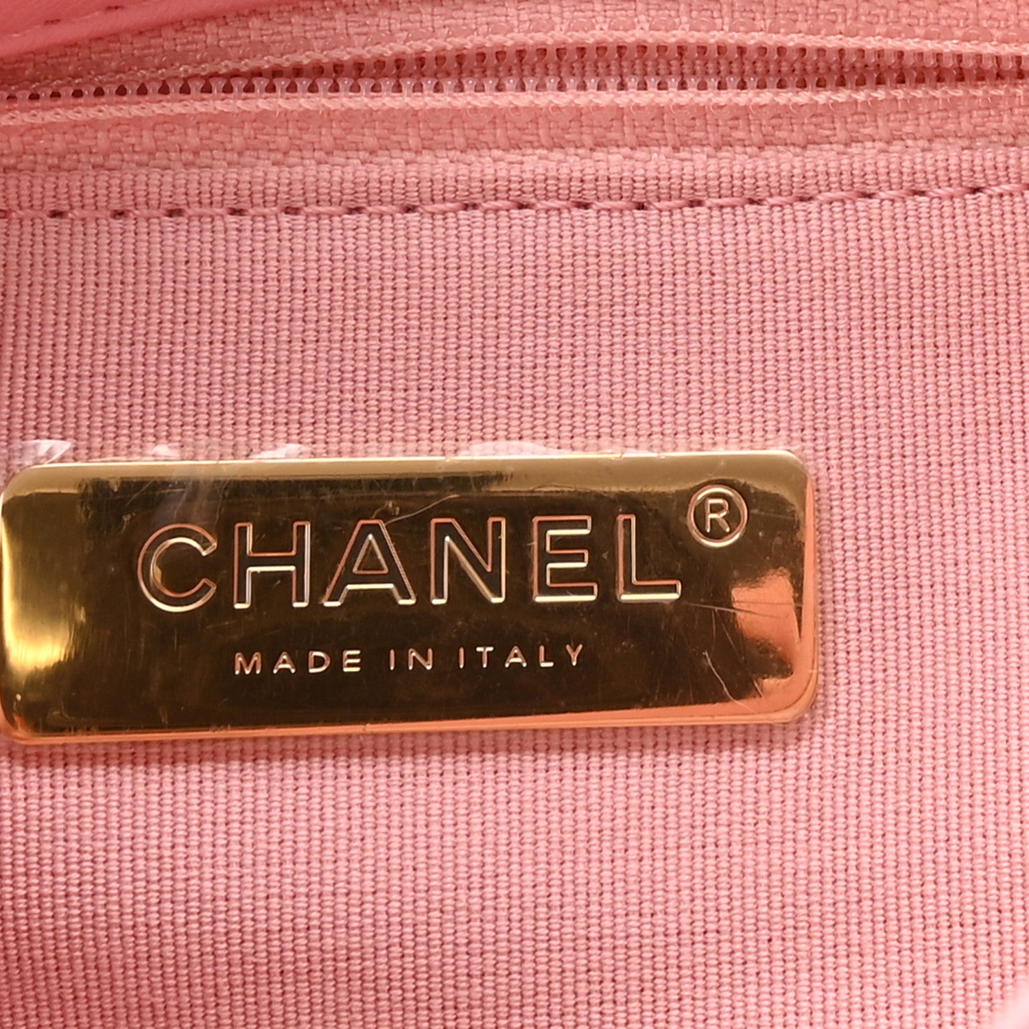 Chanel Lambskin Quilted Medium Chanel 19 Flap Light Pink 6 of 10