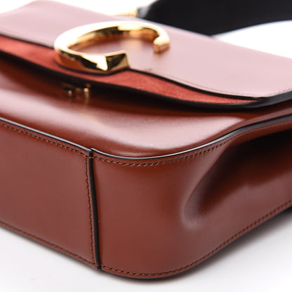 Chloe Calfskin Small C Double Carry Sepia Brown 7 of 9