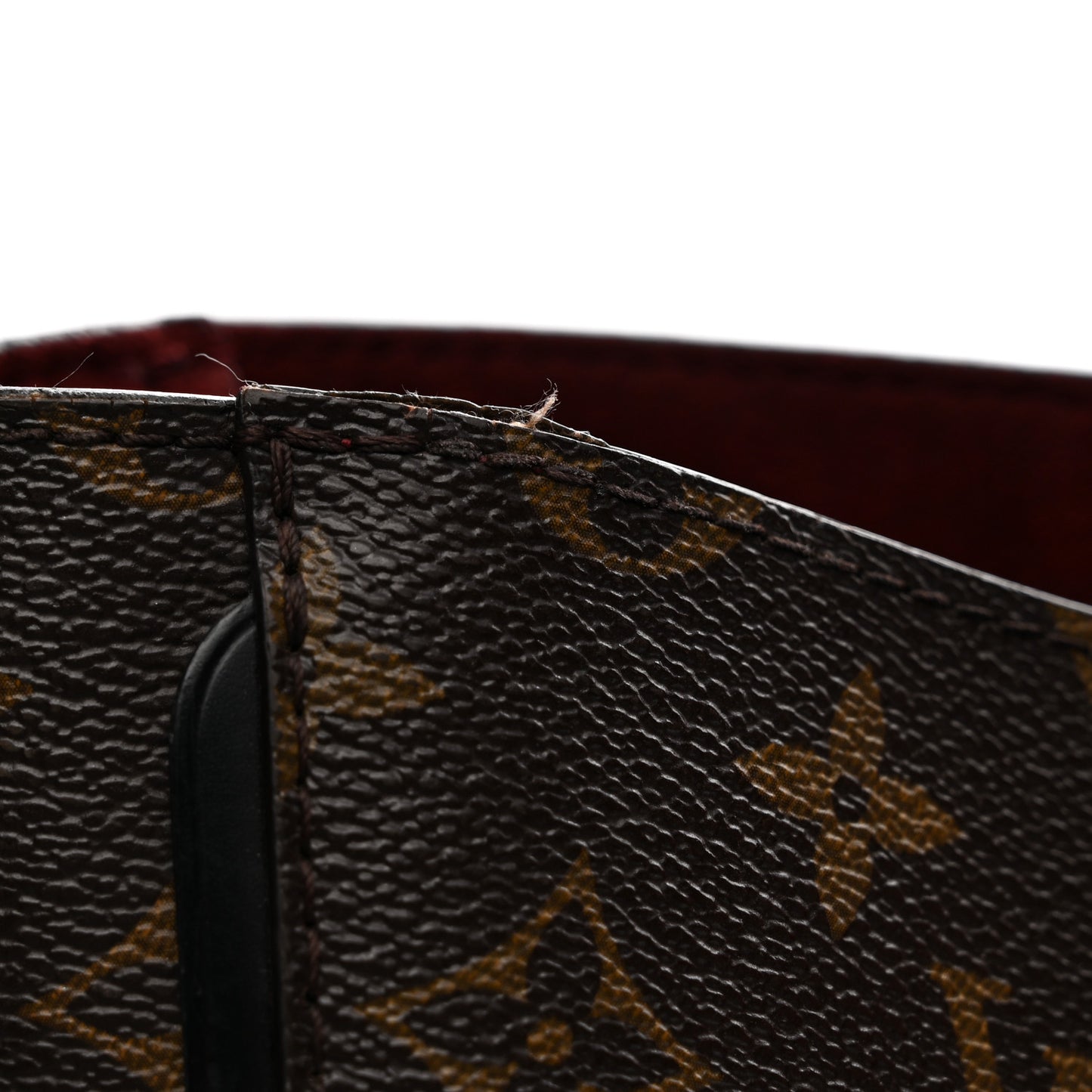 Calfskin Monogram Kimono Tote Cherry