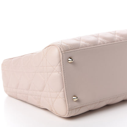 Christian Dior Lambskin Cannage Medium Lady Dior Light Pink 7 of 12