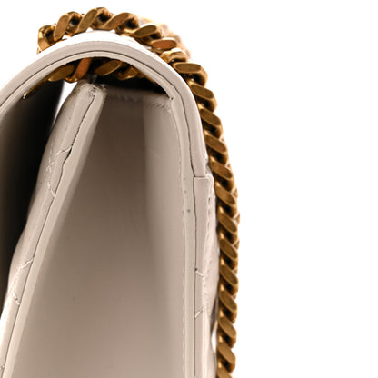Saint Laurent Lambskin Mixed Matelasse Triquilt Medium Monogram Satchel Crema Soft 11 of 13