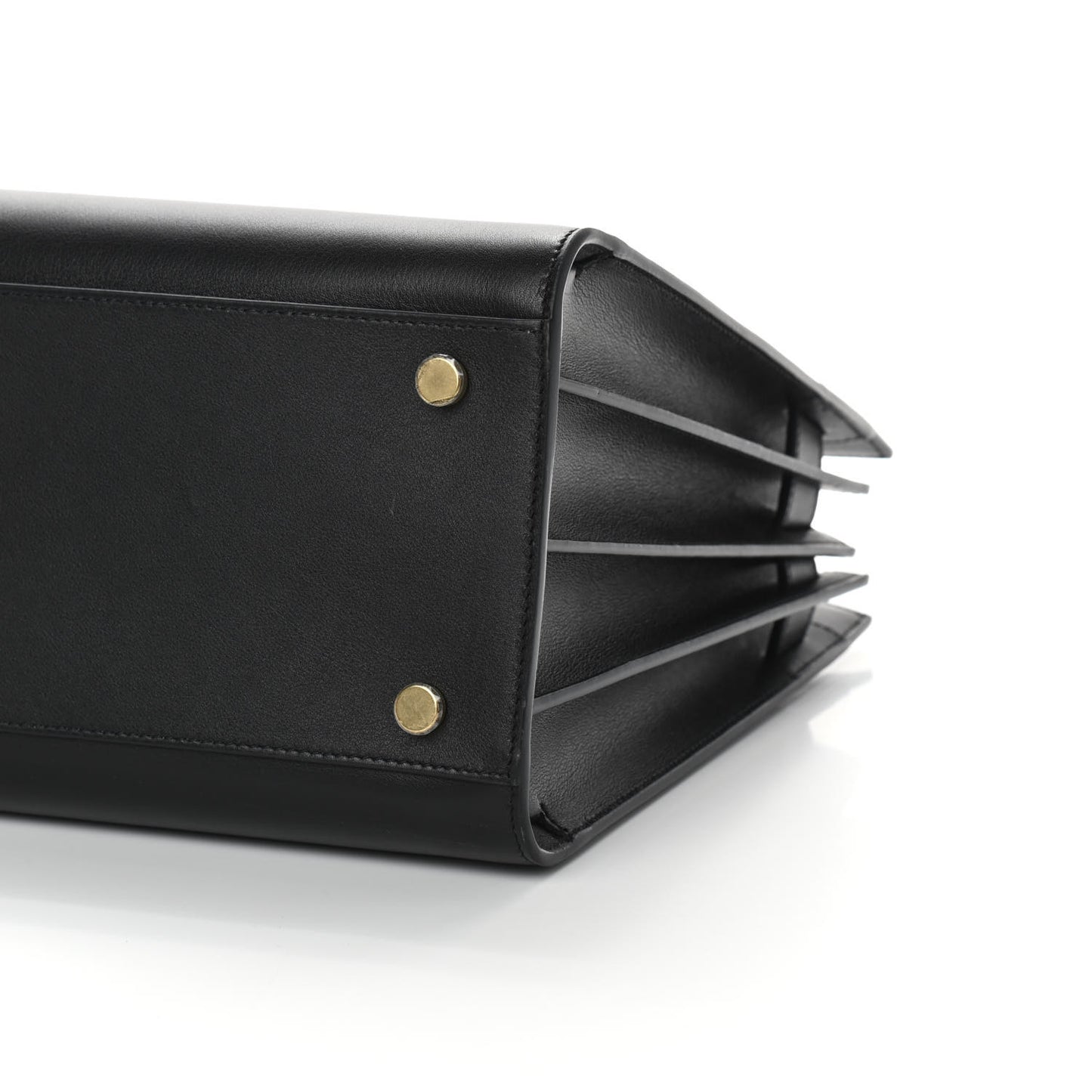 Calfskin Small Sac De Jour Black