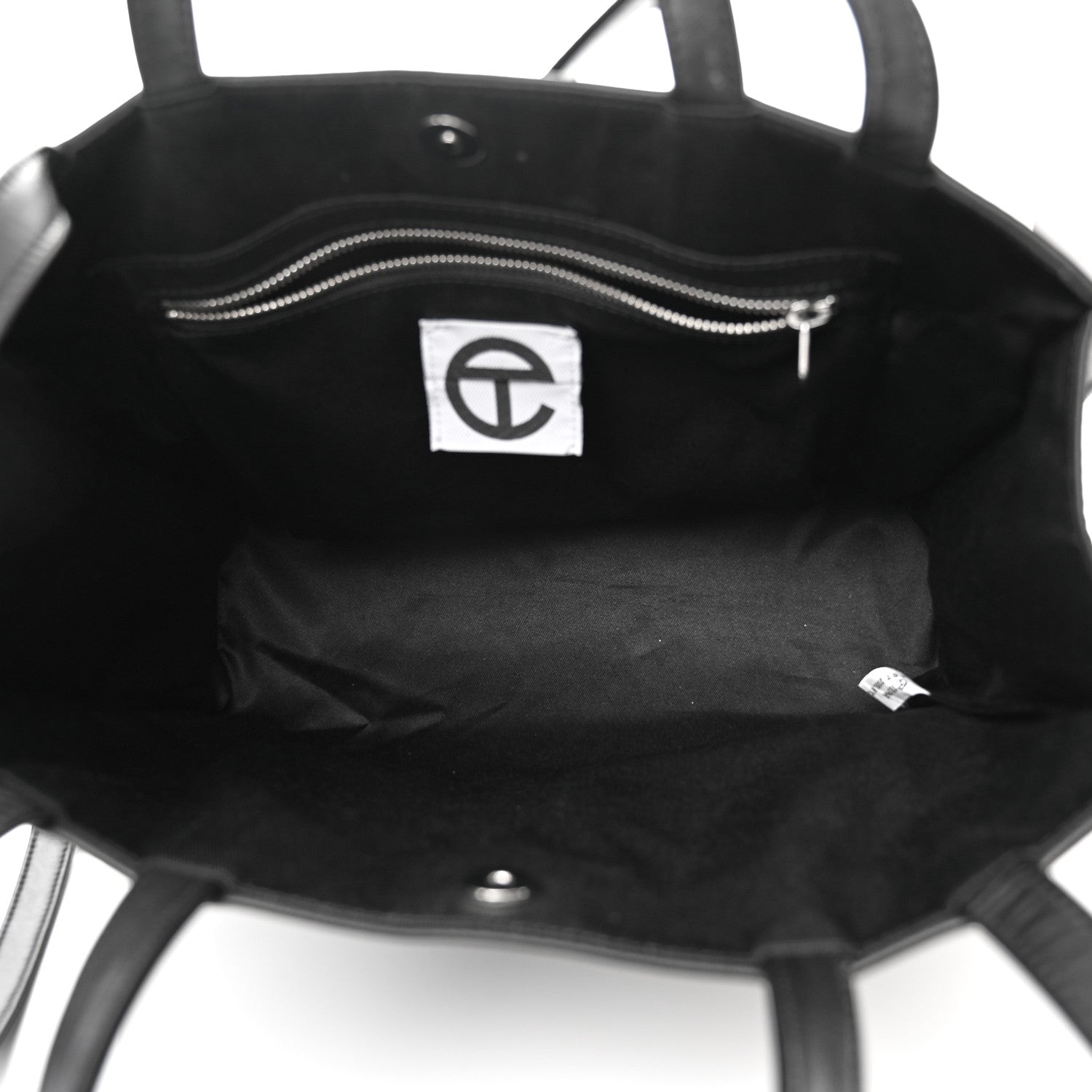 Telfar Vegan Leather Medium Shopping Bag Black 5 of 12