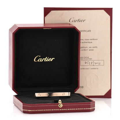 Cartier 18K Pink Gold LOVE Cuff Bracelet 17 4 of 4