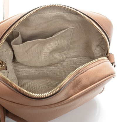 Gucci Pebbled Calfskin Small Soho Disco Bag Rose Beige 5 of 7