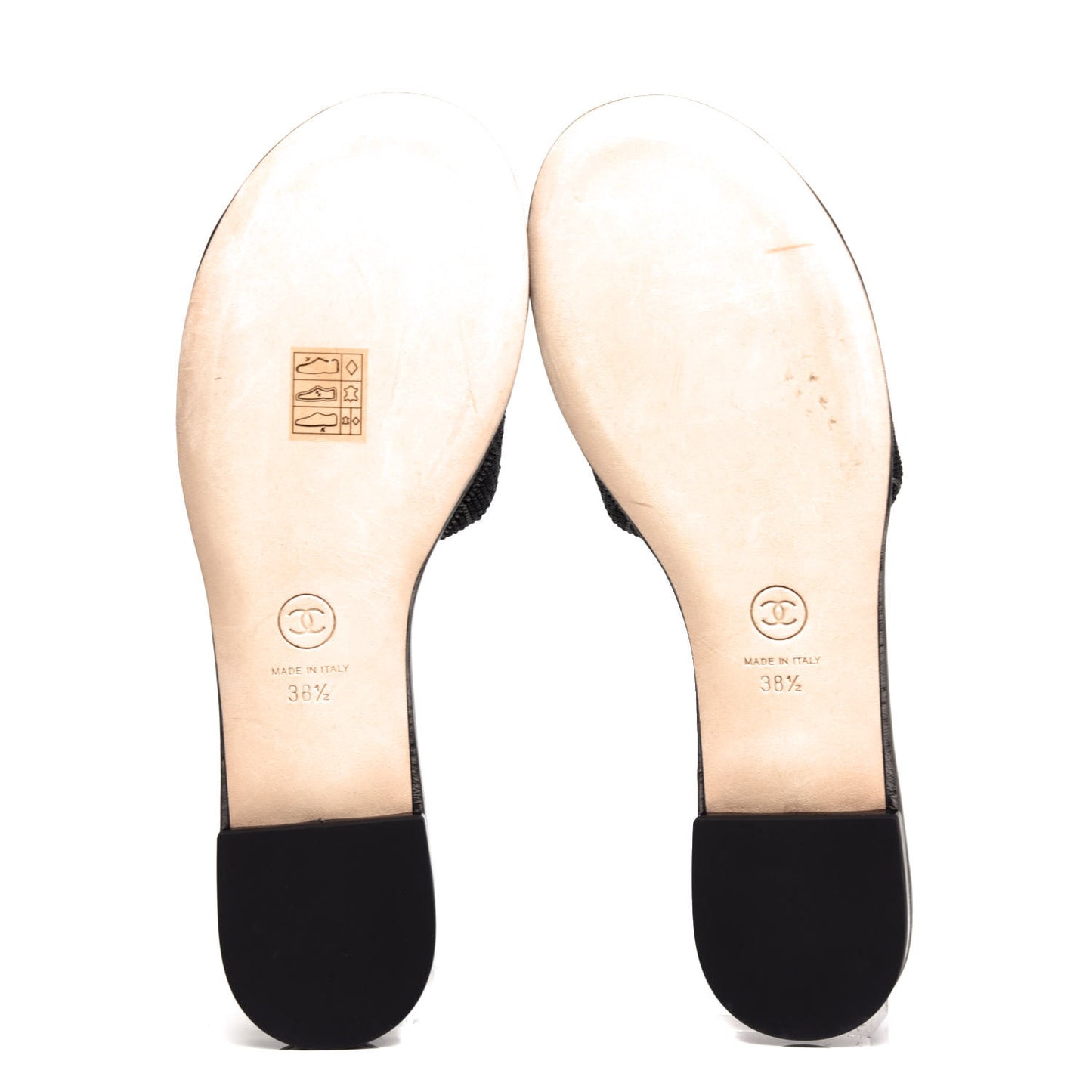 Pearl Embroidery CC Mules 38.5 Black