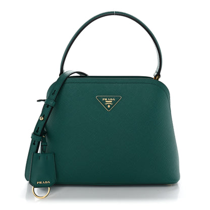 Prada Saffiano Cuir Small Matinee Tote Mango 1 of 9