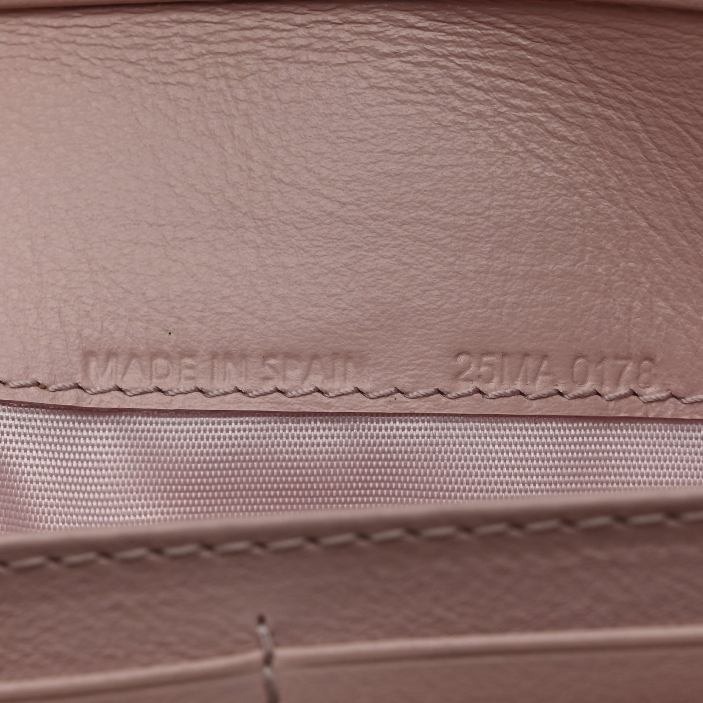 Patent Cannage Lady Dior Rendezvous Wallet On Chain Light Pink