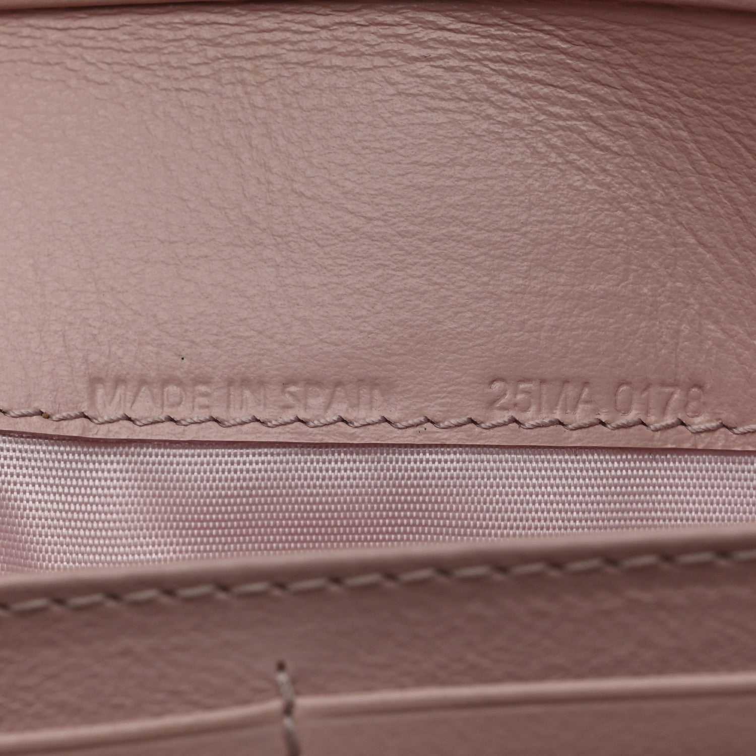 Christian Dior Patent Cannage Lady Dior Rendezvous Wallet On Chain Light Pink 7 of 11