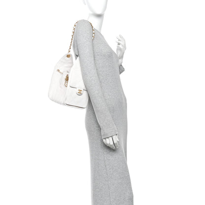 Chanel Caviar Quilted Small Chanel 25 Handbag White White 2 of 11