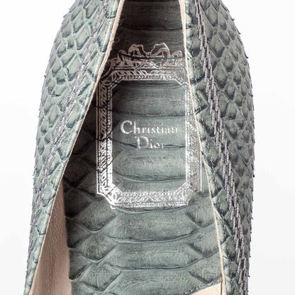 Christian Dior Snakeskin Pumps 37 5 of 7