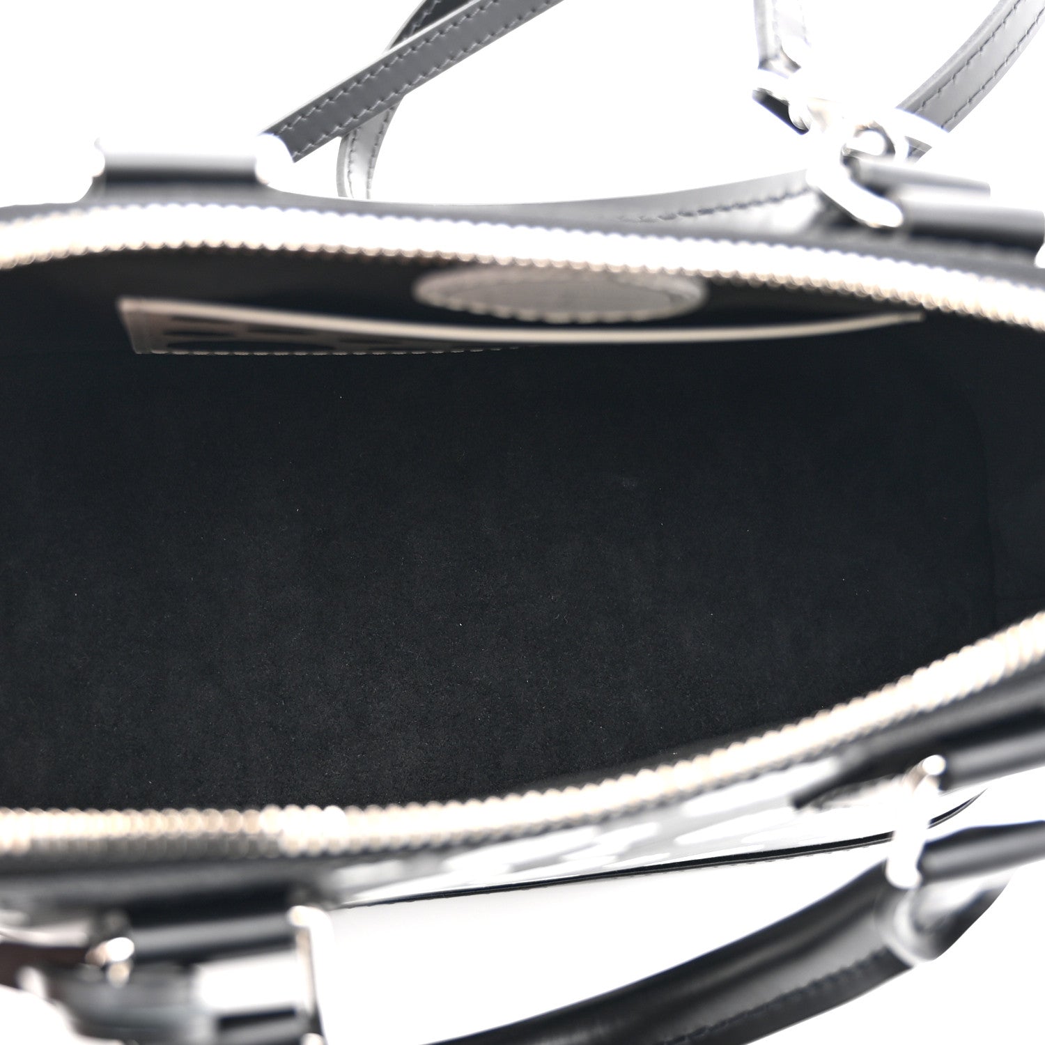 Louis Vuitton X YK Epi Alma BB Black White 5 of 10