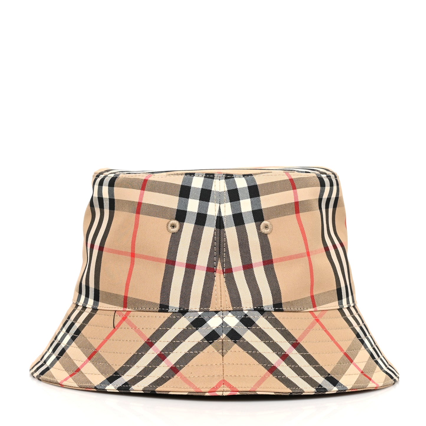 Technical Cotton Vintage Check Bucket Hat XL Archive Beige