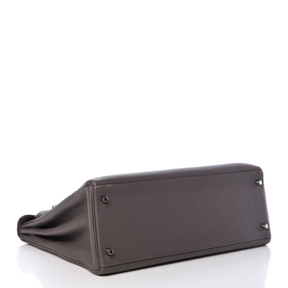 Hermes Togo Kelly Retourne 40 Etain 5 of 42
