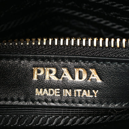 Prada Vitello Satchel Black 6 of 8