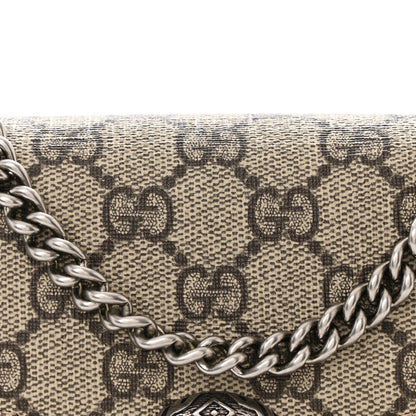 Gucci GG Supreme Monogram Mini Dionysus Chain Wallet Beige Taupe 10 of 13