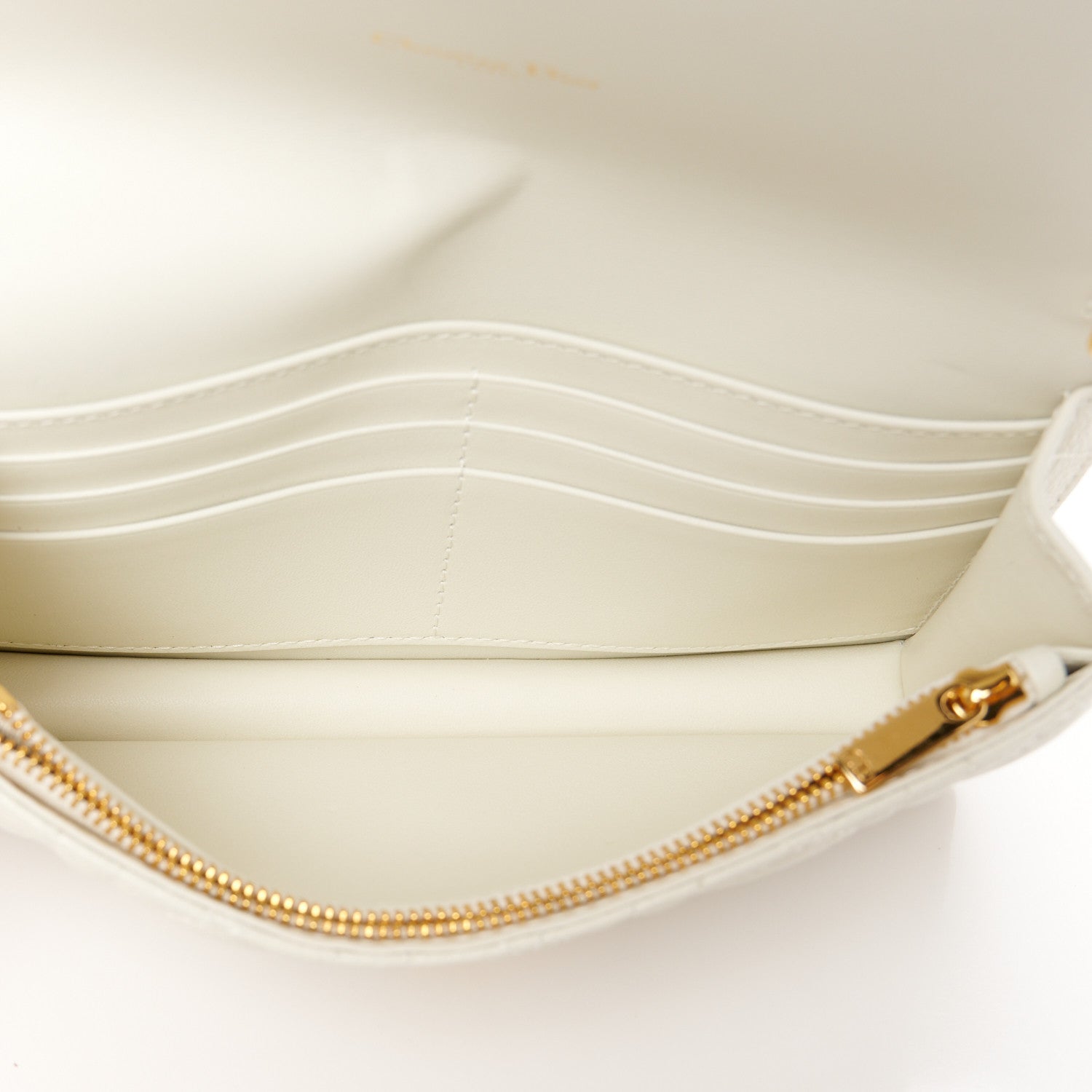 Christian Dior Supple Calfskin Caro Pouch with Chain Latte 5 of 11
