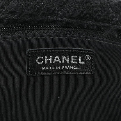 Chanel Easy Tweed Jumbo Reissue Messenger Flap Black 6 of 19