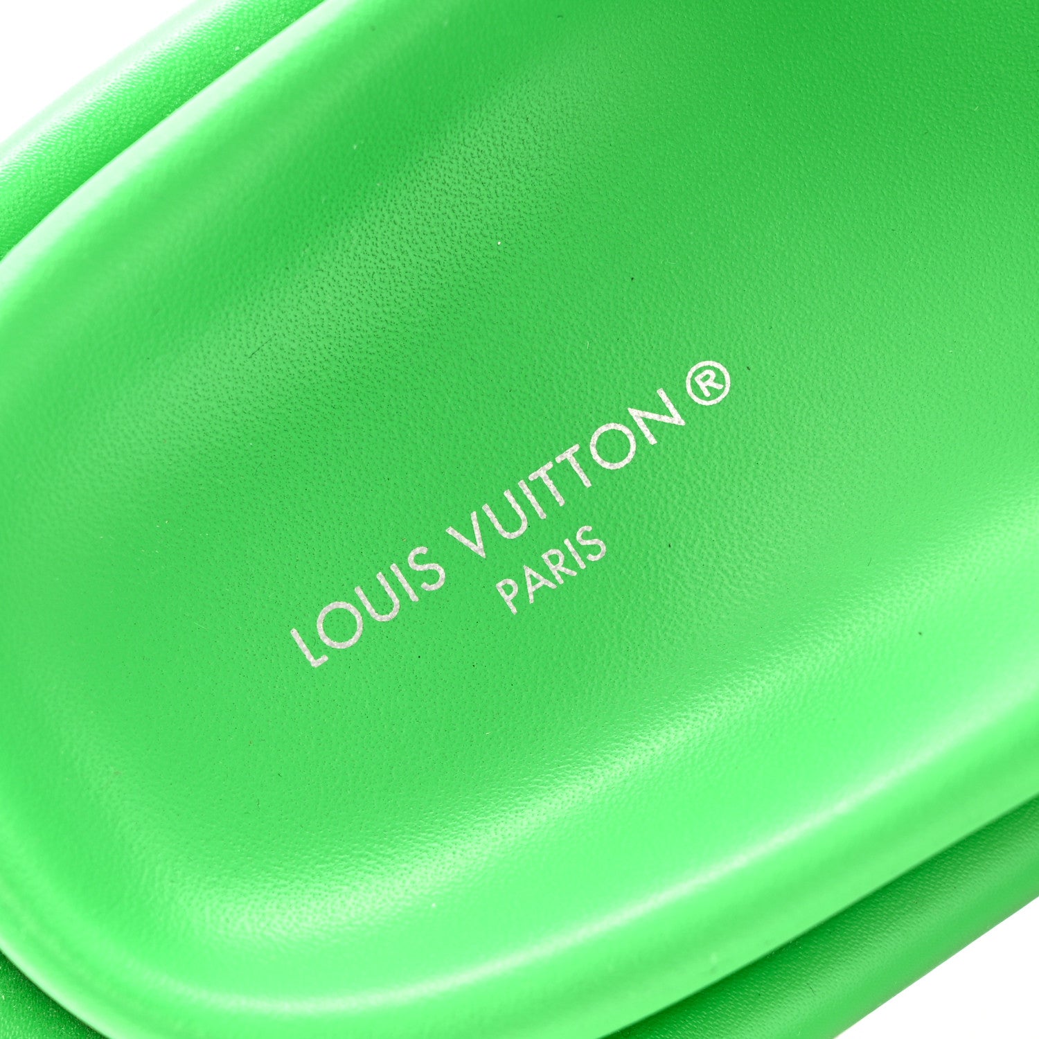 Louis Vuitton Technical Fabric Embossed Monogram Pool Pillow Comfort Mules 35 Green 7 of 12