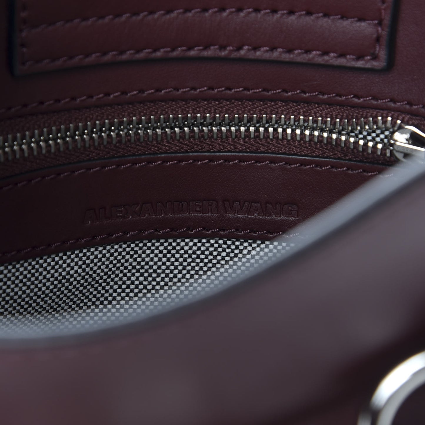 Calfskin Mini Attica Chain Crossbody Beet