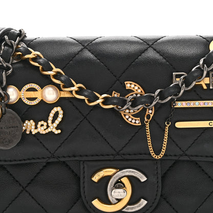 Chanel Lambskin Quilted Mini Coco Clips Single Flap Black 8 of 10