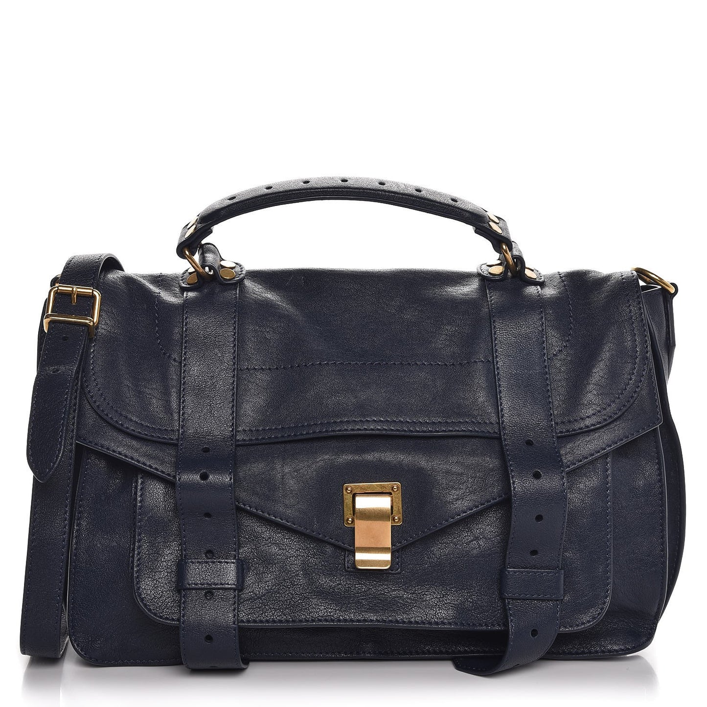 Lambskin Medium PS1 Satchel Midnight