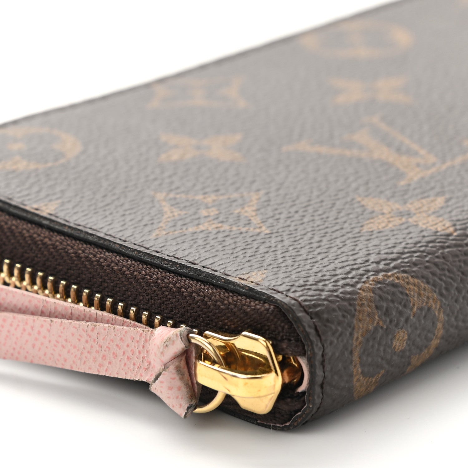 Louis Vuitton Monogram Clemence Wallet Rose Ballerine 9 of 11