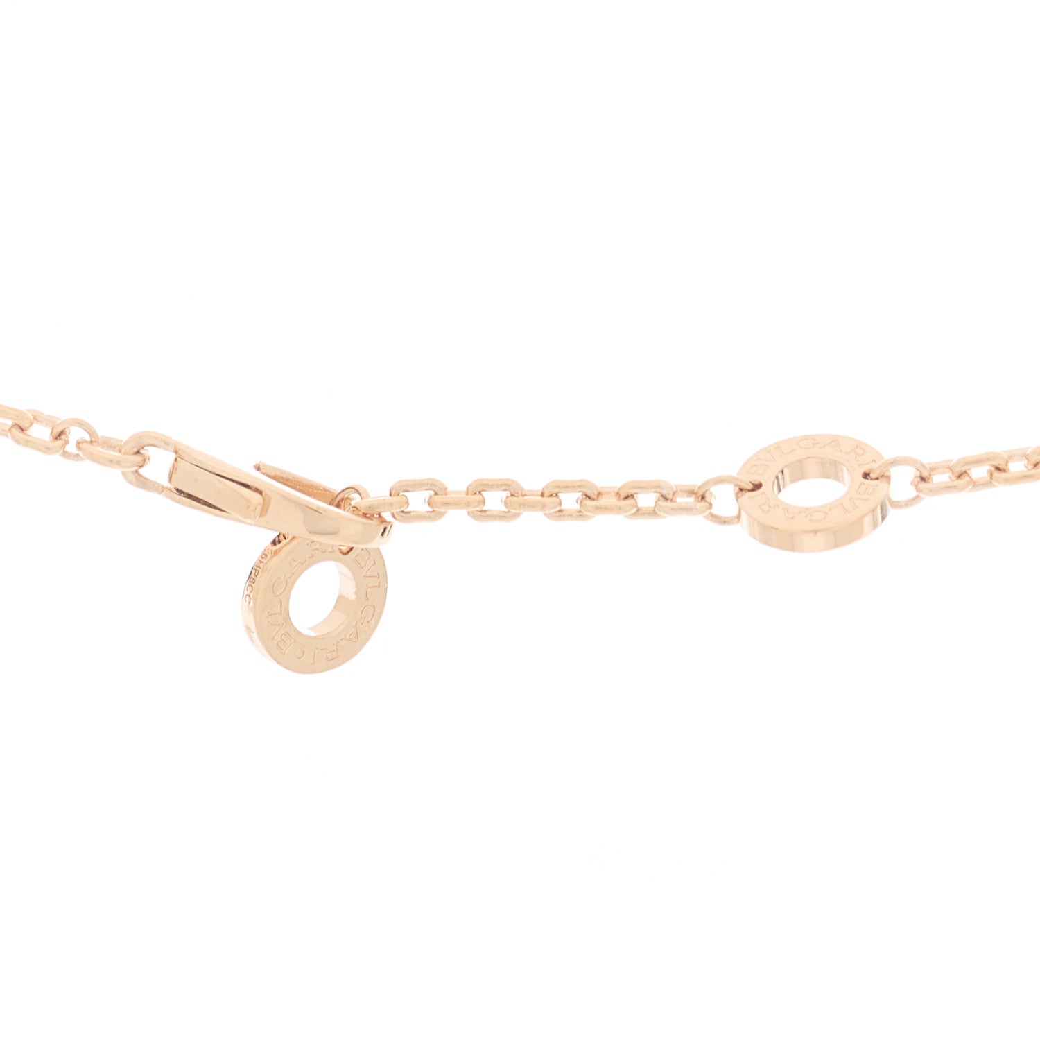 Bulgari 18K Rose Gold Diamond Serpenti Viper Demi Pave Pendant Necklace 4 of 9