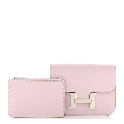 Hermes Evercolor Constance Slim Wallet Mauve Pale 1 of 8