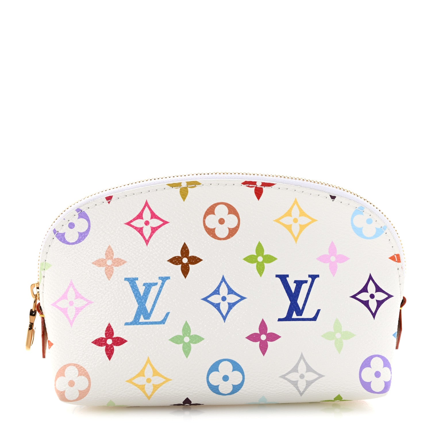 Louis Vuitton LV x TM Monogram Multicolor Cosmetic Pouch PM White 1 of 6