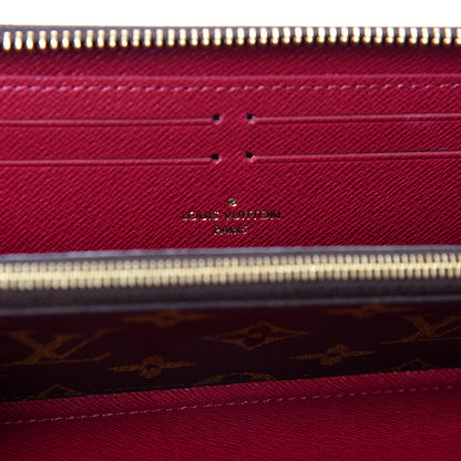 Louis Vuitton Monogram Clemence Wallet Fuchsia 5 of 8