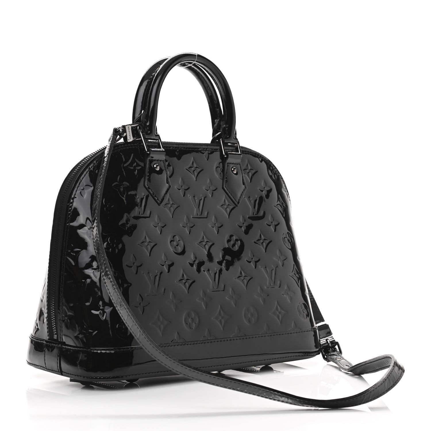 Louis Vuitton Vernis Alma PM Noir Magnetique 3 of 11