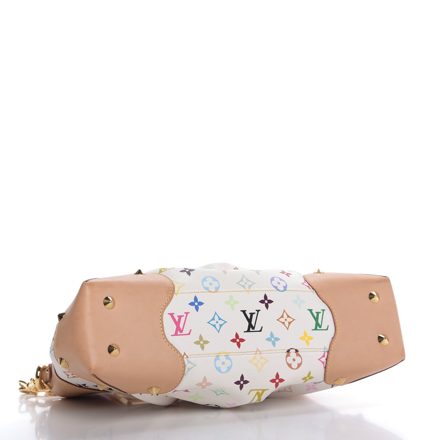 Louis Vuitton Monogram Multicolor Judy MM White 4 of 9