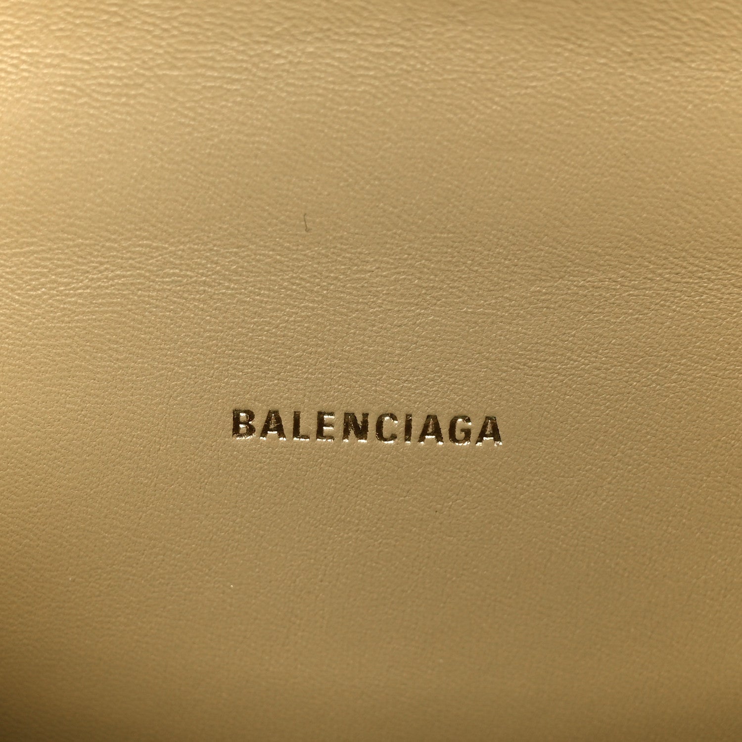 Balenciaga Metallic Calfskin Hourglass Top Handle Bag XS Gold 6 of 11