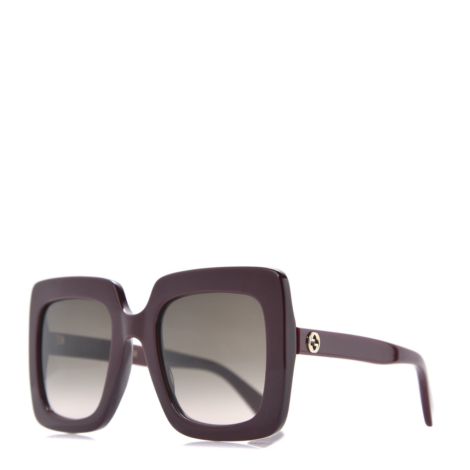 Gucci Acetate Oversize Sunglasses GG0328S Red 1 of 8
