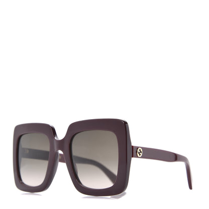 Gucci Acetate Oversize Sunglasses GG0328S Red 1 of 8