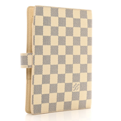 Louis Vuitton Damier Azur Medium Ring Agenda Cover 3 of 8
