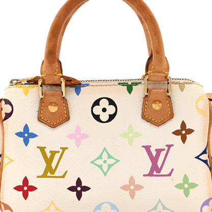 Louis Vuitton Monogram Multicolor Mini Sac HL Speedy White 8 of 14