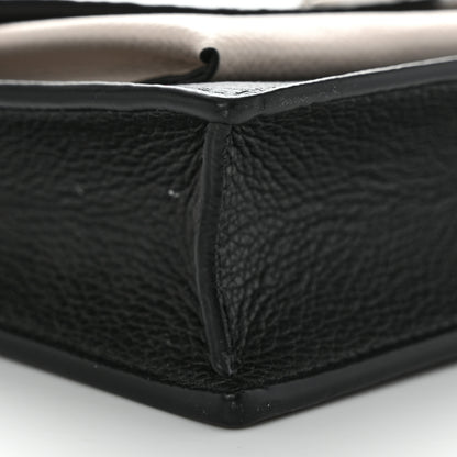 Louis Vuitton Soft Calfskin Snakeskin My Lockme Chain Bag BB Black White Beige 9 of 11