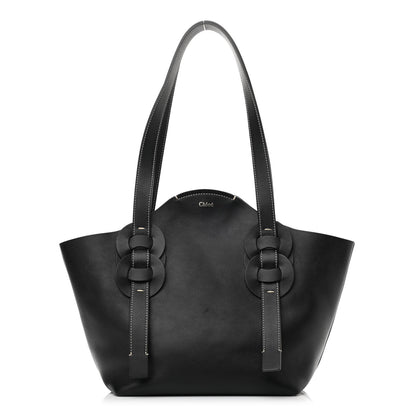 Chloe Small Grain Smooth Calfskin Medium Darryl Tote Black 1 of 13