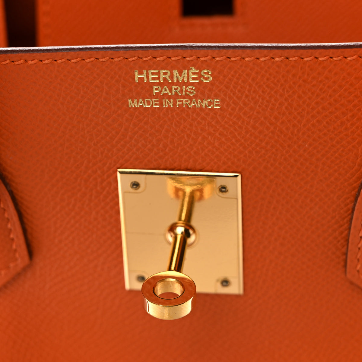 Hermes Epsom Birkin 35 Orange 6 of 10