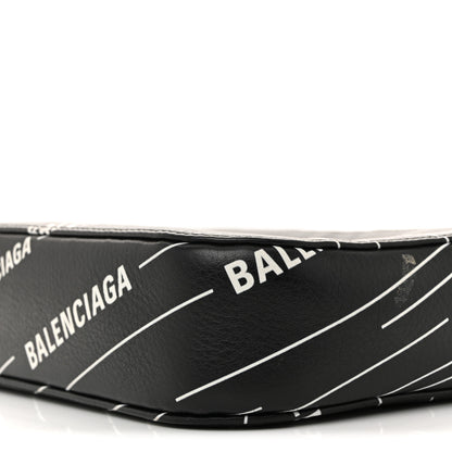 Balenciaga Calfskin Everyday Logo Print S Camera Bag Black 10 of 12