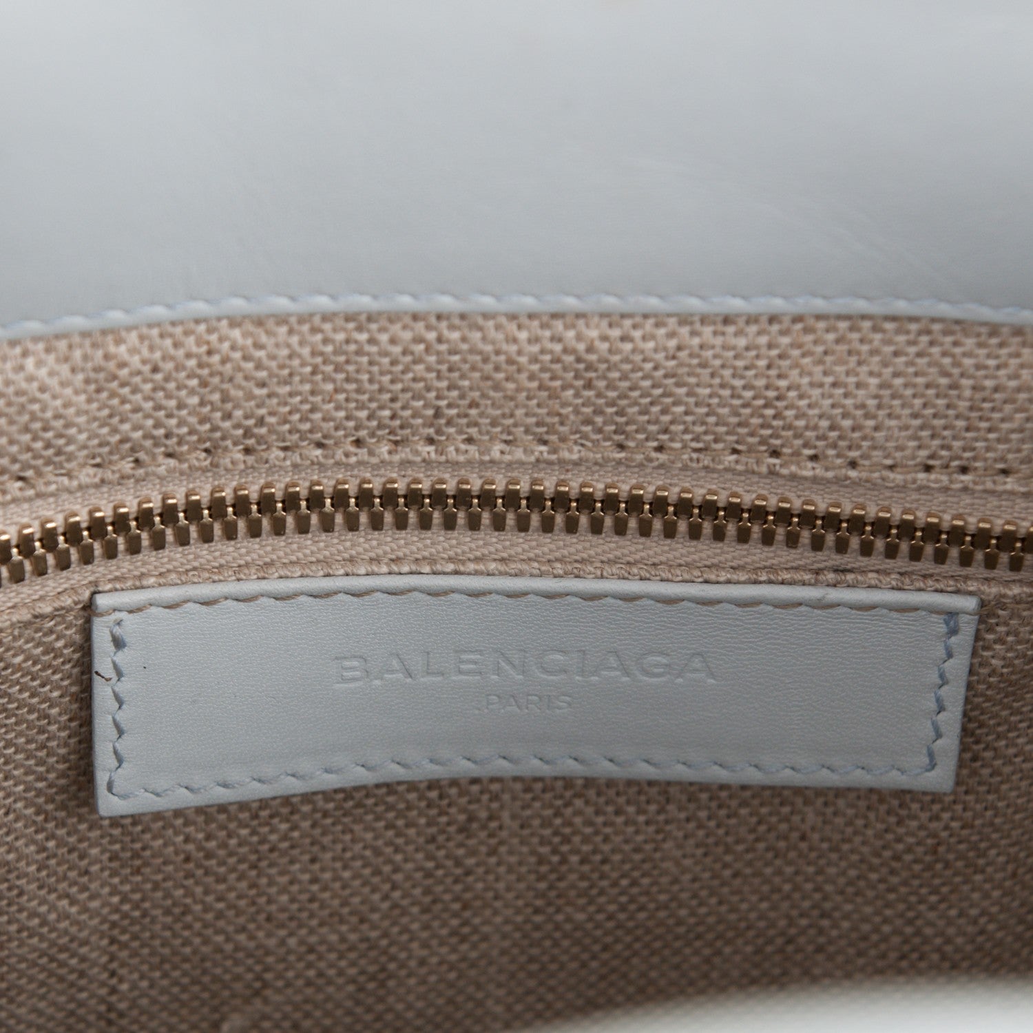 Balenciaga Calfskin Padlock Mini All Afternoon Bleu Cloud 6 of 7