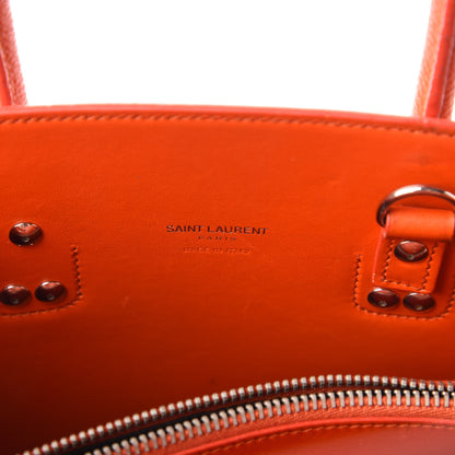 Saint Laurent Grained Calfskin Baby Sac De Jour Mandarine 8 of 13