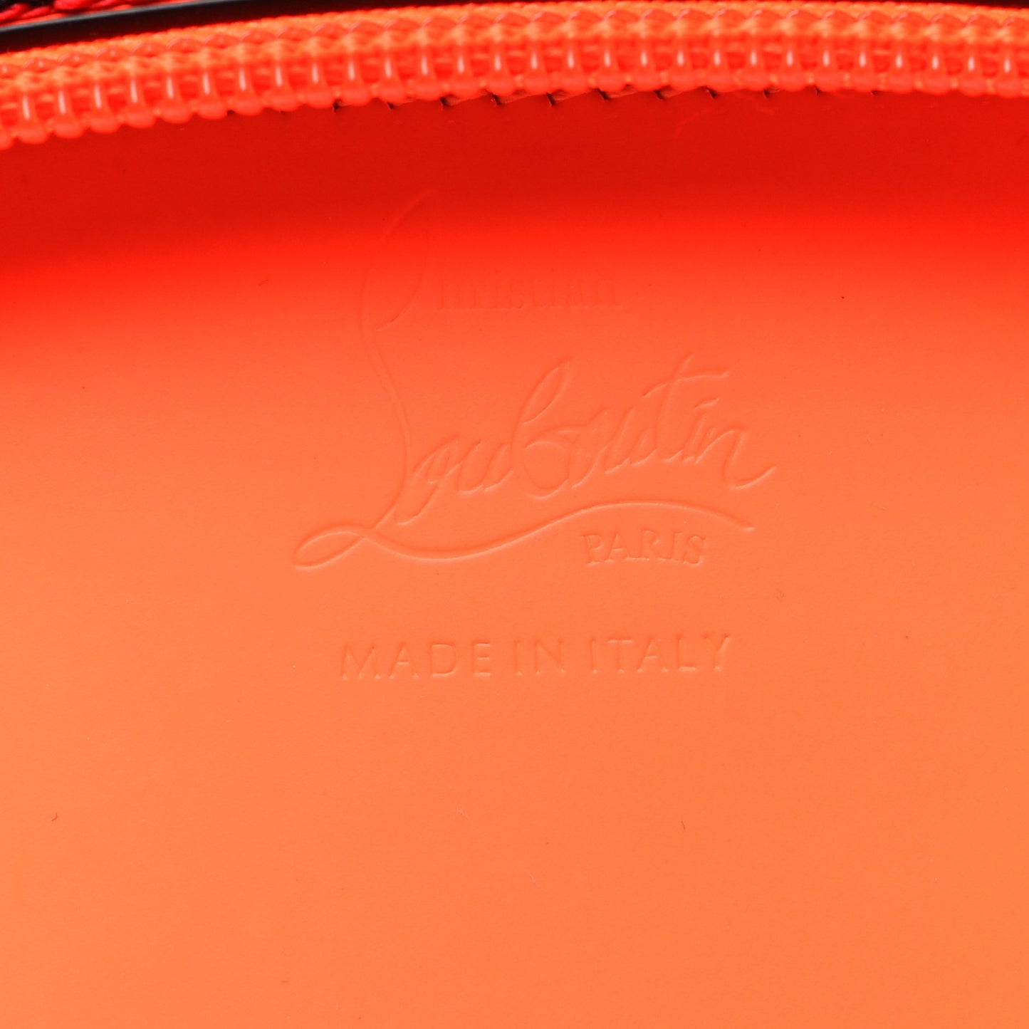 Calfskin Spiked Paris NYC Belt Bag Orange