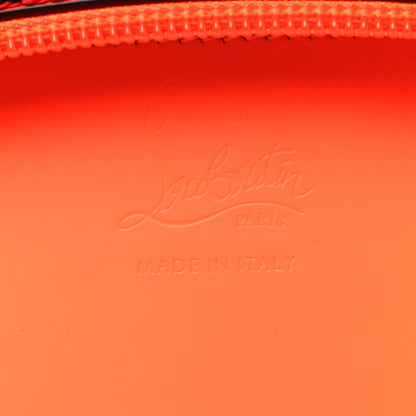 Christian Louboutin Calfskin Spiked Paris NYC Belt Bag Orange 7 of 12
