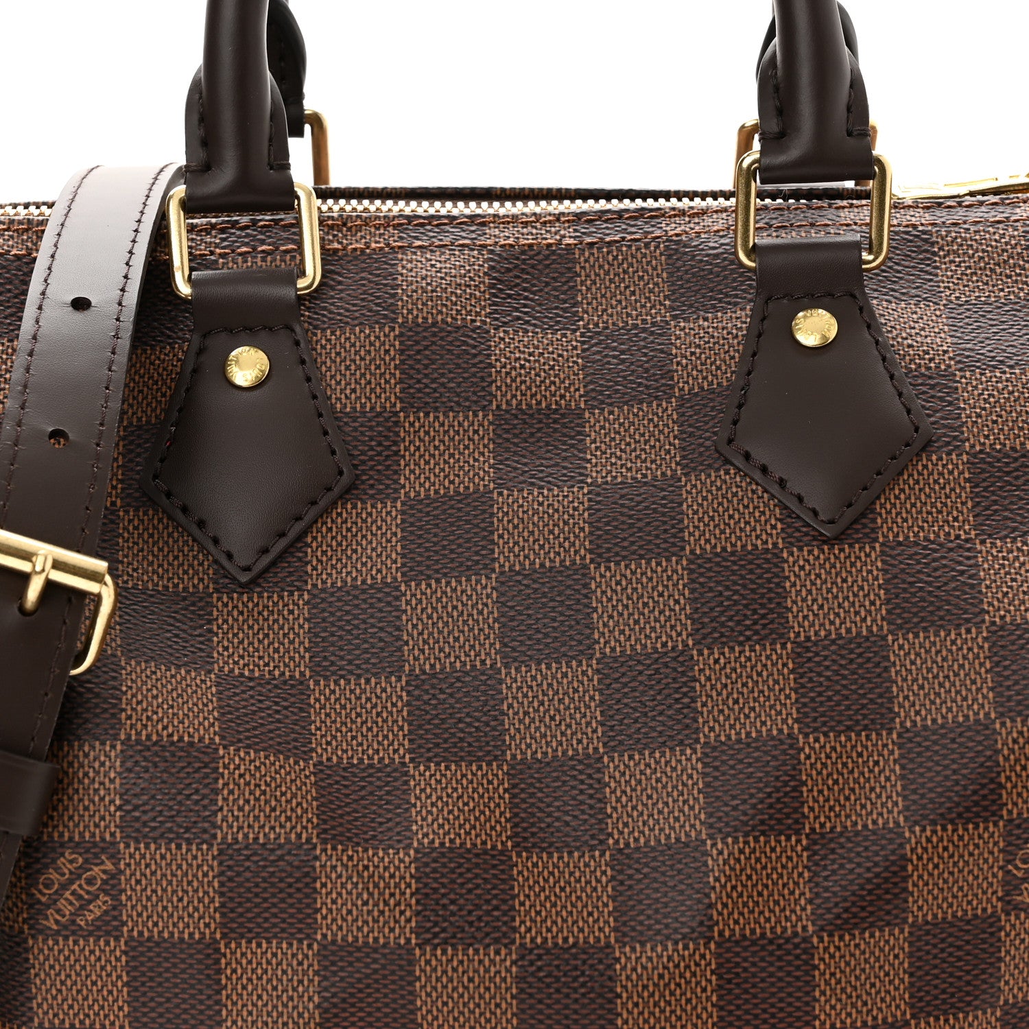 Louis Vuitton Damier Ebene Speedy Bandouliere 25 7 of 9
