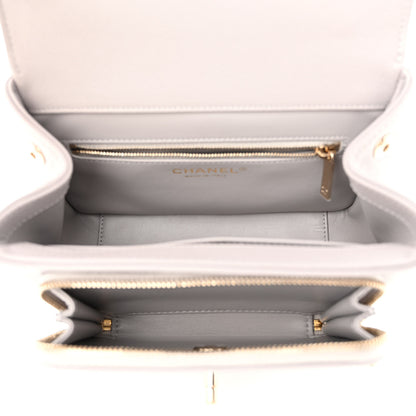 Chanel Caviar Quilted Small Business Affinity Flap Grey 5 of 11
