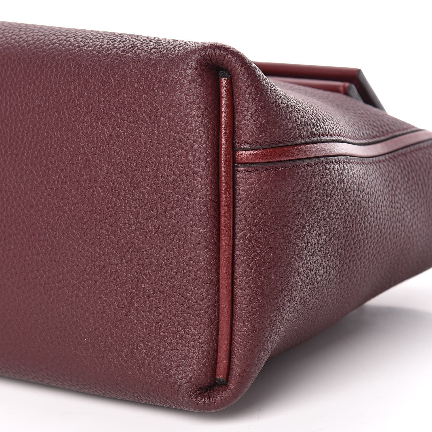 Hermes Togo Sombrero 24/24 29 Bordeaux Rouge H 14 of 15