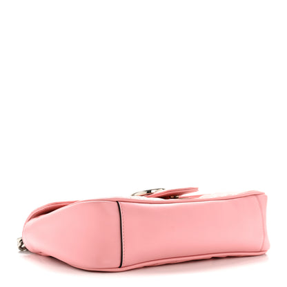 Gucci Calfskin Matelasse Small GG Marmont Shoulder Bag Wild Rose 3 of 12